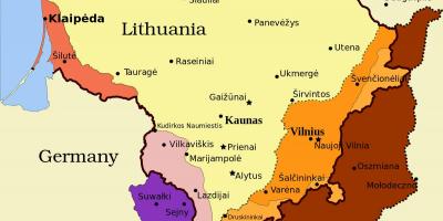 Harta e kaunas në Lituani