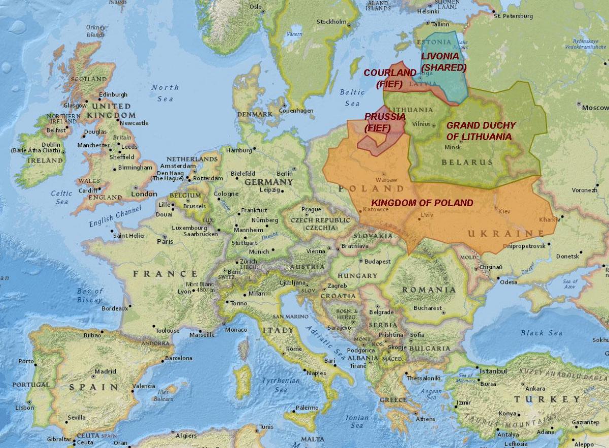 Harta e Lituanisë historisë